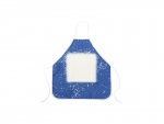 Sublimation Blanks Blue Bleached Starry Linen Apron