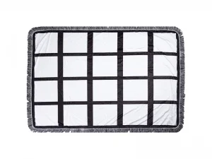 Sublimation 20 Panel Plush Throw Blanket (100*150cm /39.4&quot; x 59&quot;)