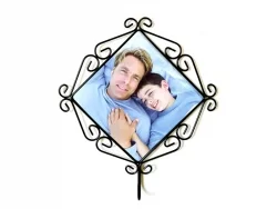 Quadro de Ferro cabide para azulejos de 6&quot;