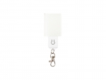 Sublimation Blanks Colorful LED Acrylic Light Up Keyring(Square,7 colors)