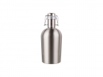 64oz/2000ml Sublimation Growler (Silver)