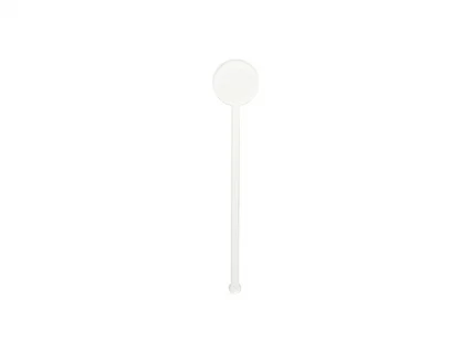 Sublimation Blanks Acrylic Drink Stirrers (3*15*0.4cm,Round Shape)