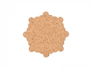 Engraving Blanks Snowflake Cork Coaster