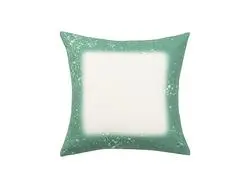 Funda Cojín de Lino Estrellada (Verde, 40*40cm)