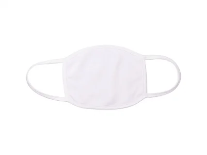 14*20cm Sublimation Non-Medical Face Mask (White Edge, Large)