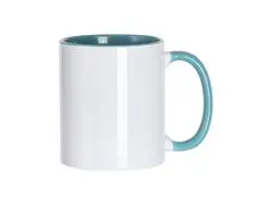 Taza 11oz Interior y Asa Color - Azul Lago