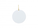 Sublimation Blanks Plastic Round Ornament(φ7.3cm)