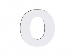 Sublimation HB Letters - O (MOQ: 36)