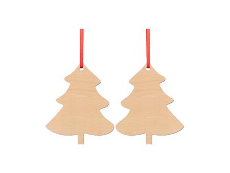 Adorno Sublimación Doble Cara Madera Contrachapada (Árbol)