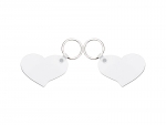 Sublimation Blanks Hardboard Key Ring (Lover Hearts)