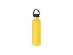 600ml/20oz Powder Coated Stainless Steel Bottle (Yellow)
