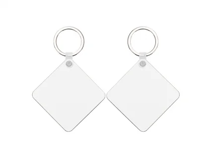 Sublimation Blanks Hardboard Key Ring(Square)