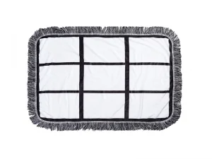 Sublimation 9 Panel Plush Throw Blanket (50*80cm/19.7&quot;x31.5&quot;)