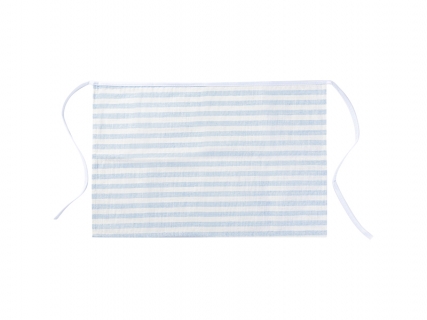 Sublimation Blanks Adult Linen Waist Apron(41*60cm, Beige and Light Blue)