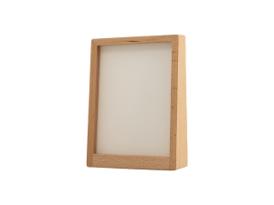 Sublimation 7&quot; Beech Wood Vertical Photo Frame with Acrylic Insert