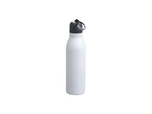 Engraving Blanks 24oz/700ml Powder Coated Stainless Steel Sports Bottle w/ Portable String