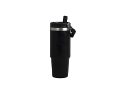Engraving Blanks 30oz/900ml Powder Coated Stainless Steel Travel Tumbler w/ Portable Lid