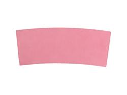 Engraving Blanks Laserable Leather Sleeve for Tumbler(Pink /Black,27.5*25*10cm)