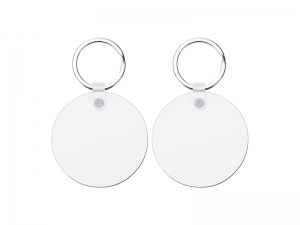 Sublimation Blanks Hardboard Key Ring(Round)