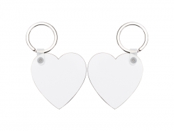 Sublimation Blanks Hardboard Key Ring(Heart)
