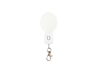 Sublimation Blanks Colorful LED Acrylic Light Up Keyring(Oval shape,7 colors)