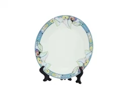 Sublimation 7.5&quot; Rim Plates(Lotus Leaf)
