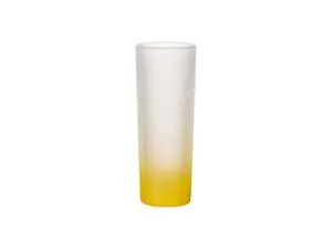 3oz Sublimation Shot Glass (Gradient Color Yellow)