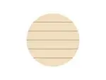 Sublimation Blanks Round Plywood Sign w/ Stripes (φ30.5*1.5cm)