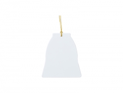 Sublimation Blanks Plastic Bell Ornament(6.5*7cm)