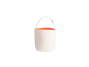 Sublimation Blanks Linen Halloween Shopping Bag(Orange interior,23*35cm)