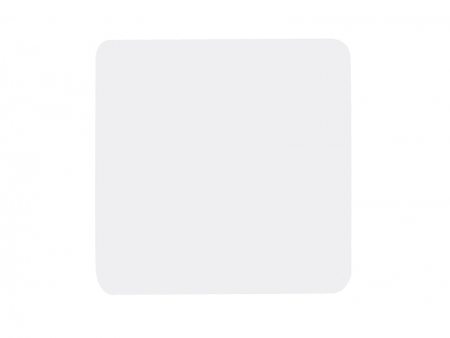 Posavasos de aluminio con corcho (Cuadrado, 9.5cm)