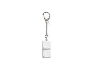 Sublimation Keyboard Fidget Keychain(Double-Key, LED)