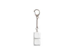 Sublimation Keyboard Fidget Keychain(Double-Key, LED)