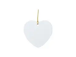 Ornamento Plástico Coração(7.5*7.2cm)
