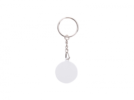 Sublimation Plastic Dog Tag (Round, φ32*2mm)