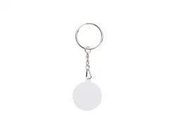 Sublimation Plastic Dog Tag (Round, φ32*2mm)