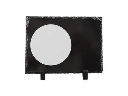 Slate with Sublimatable White Circle Patch (15*20cm/5.9&quot;*7.9&quot;)