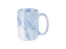 Sublimation Blanks 15oz Sublimation Marble Texture Mug (Blue)
