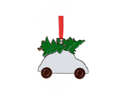 3” Sublimation Christmas Blank Car Metal Ornament