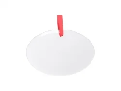 3.8&quot; Sublimation Glass Ornament (Oval)