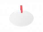 3.8&quot; Sublimation Glass Ornament (Oval)