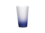 17oz Sublimation Glass Mug (Gradient Color   Dark Blue)