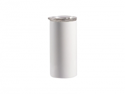 12oz/350ml Sublimation Skinny Stainless Steel Lowball Tumbler (White)