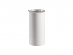 12oz/350ml Sublimation Skinny Stainless Steel Lowball Tumbler (White)