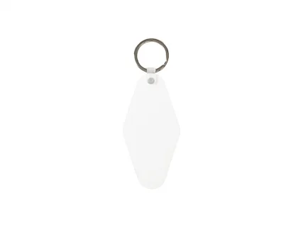 Sublimation Blanks Hard Board Key Ring (RND Rhombus,4.5*9cm)