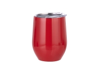 Sublimation 12oz Stainless Steel Stemless Wine Cup (Red)