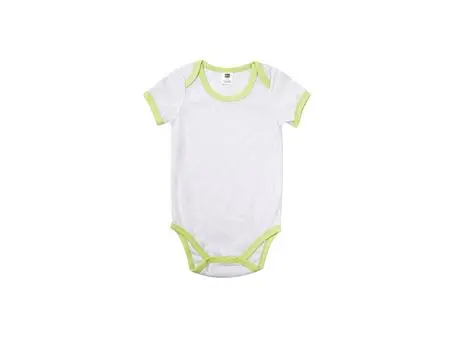 Baby Onesie Short Sleeve XXL(Green Edge,18-24M)