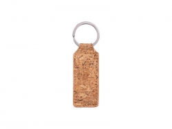 Engraving Blanks Cork Keychain(Small Rectangle)