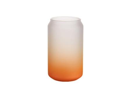 Sublimation 13oz/400ml Glass Mugs Gradient Orange