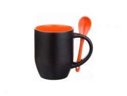 Sublimation 11oz Changing Color Spoon Mug(Orange)